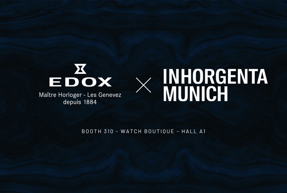 Edox proudly announce you that the brand will be present at the Inhorgenta München fair  in Watch Boutique, Hall A1, booth 310. The fair will take place from February 21th to 24th.